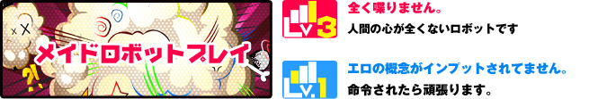 メイドロボットプレイ