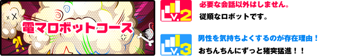 電マロボットコース